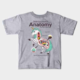 Anatomy of a Unicorn Kids T-Shirt